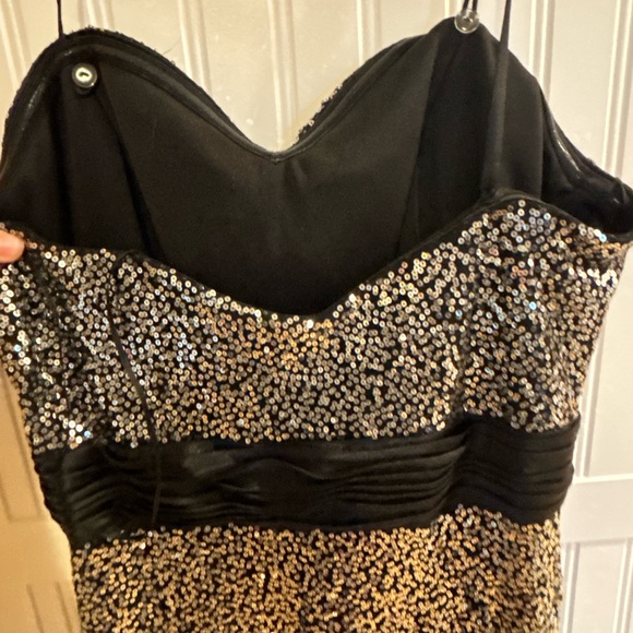 Glamorous Black and Silver Sequin Dress Glamorous Black and Silver Sequin Dress